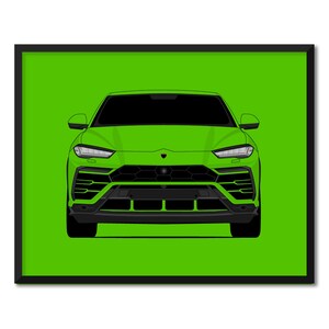 Lamborghini Urus (2018-Present) Inspired Car Poster Print Wall Art Decor CX1 (Unframed)