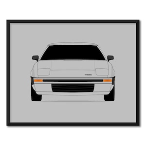 Mazda RX-7 (1978-1980) SA 1st GEN Inspired Poster Print Wall Art Decor CX1
