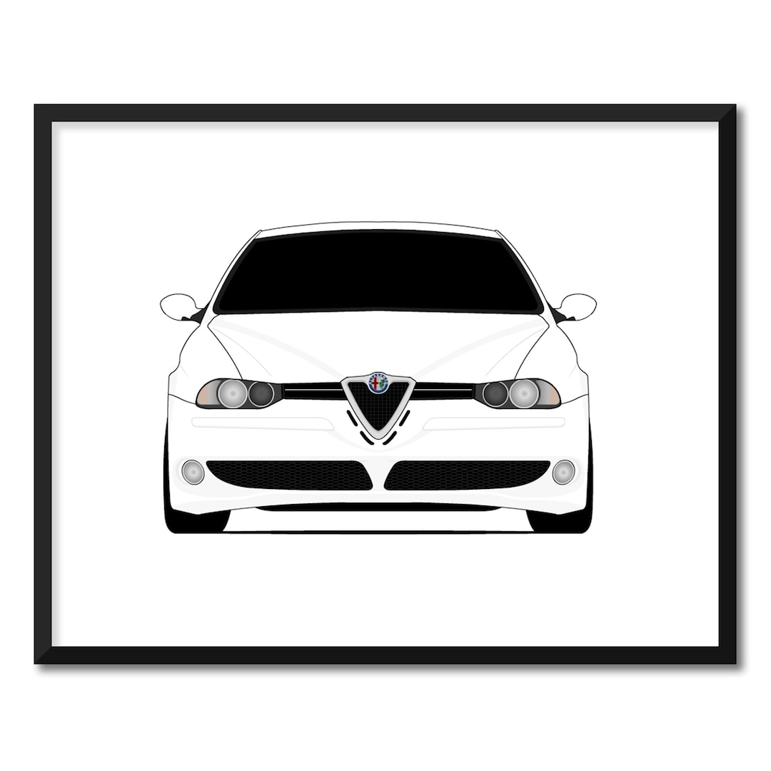 Alfa Romeo 156 Painting by Yoshiharu Miyakawa - Pixels