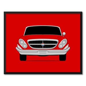 Chrysler 300G (1961) Convertible Inspired Car Poster Print Wall Art Decor CX1 (Unframed)