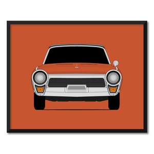Chrysler Turbine Car (1963-1964) Inspired Car Poster Print Wall Art Decor CX1 (Unframed)