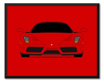 エンツォ・フェラーリ マットポスター - Etsy 日本