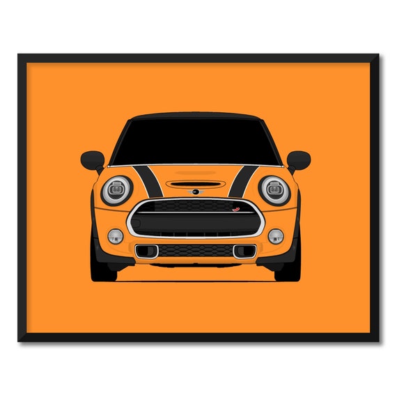 Mini Cooper S F56 (2014-2021) 3rd Generation Car Poster Print Wall