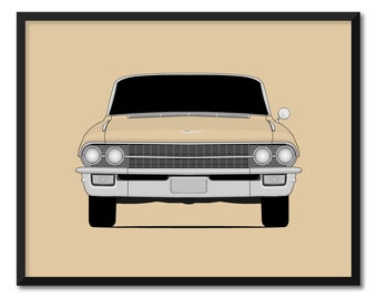 Cadillac Serie 62 (1962) Poster Stampa Decorazione Murale CX1 (Senza Cornice)