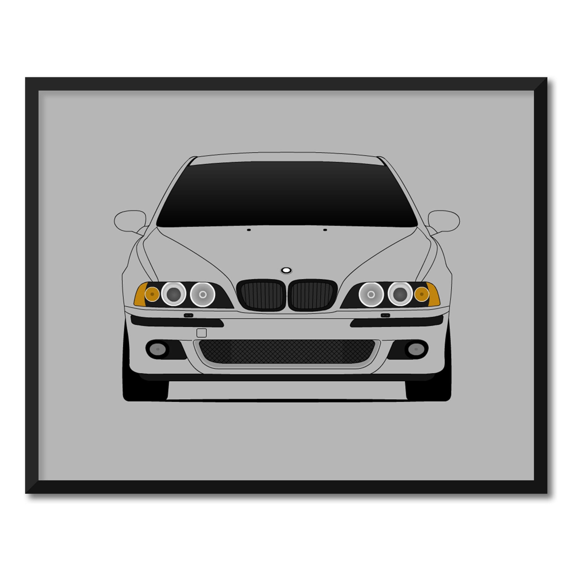 Bmw M5 9 1998 03 Car Poster Print Bmw 5 Series Wall Art Etsy India