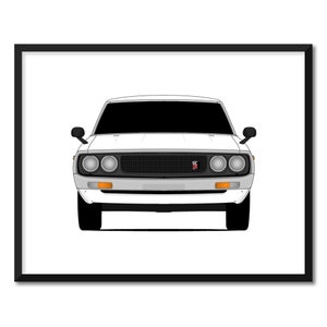 Nissan Skyline GT-R KPGC110 1973 Inspired Car Poster Print Wall Art Decor CX1 (Unframed)