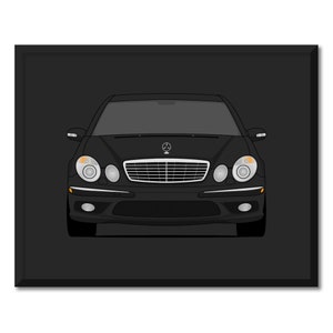 Mercedes-Benz E55 W211 (2003-2006) Inspired Car Poster Print Wall Art Decor CX1 (Unframed)