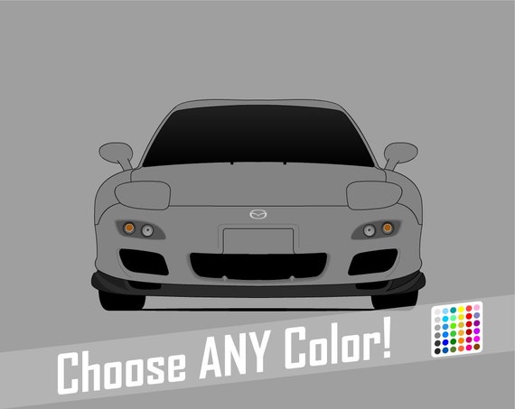 Mazda Rx 7 Fd Spirit R Poster Print Wall Art Decor Cx1 Etsy
