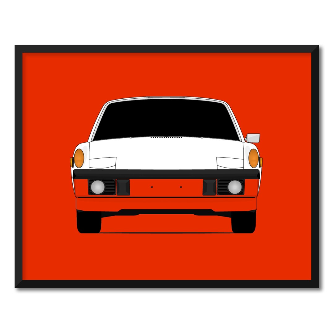 Porsche 914 LE (1974) Car Poster Print Wall Art Decor CX1