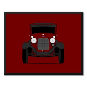 Ford Model A (1928-1931) Inspired Poster Print Wall Art Decor CX1