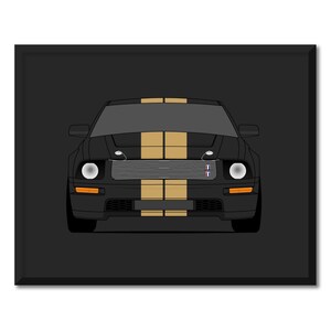Shelby GT-H S197 (2006-2007) Inspired Car Poster Print Wall Art Decor CX2 (Unframed)