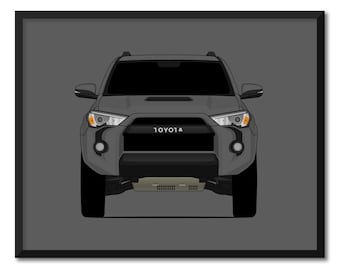 Toyota 4Runner TRD (2014-Present) 5th Generation Inspired Car Poster Print Wall Art Decor CX1 (Unframed)