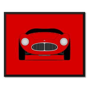 Maserati A6GCS/53 (1947-1953) Inspired Poster Print Wall Art Decor CX1 (Unframed)