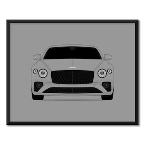 Bentley Continental GT (2018-Present) (Grey Featured) no logo