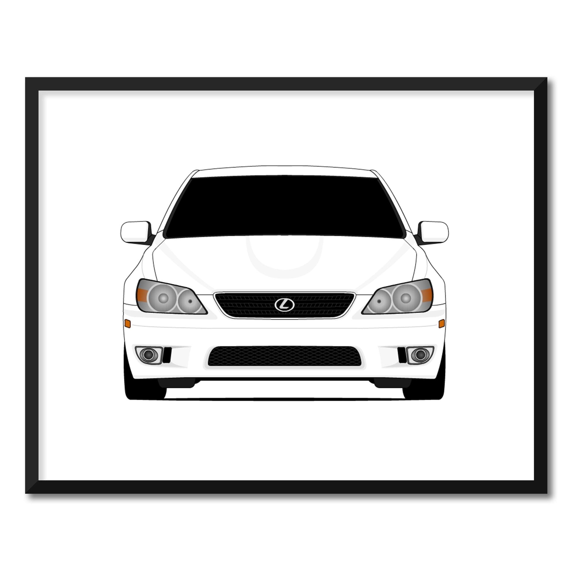 Lexus IS300 (1998-2002) XE10 Gen 1 Inspired Poster Print Wall Art Decor CX1 (Unframed)