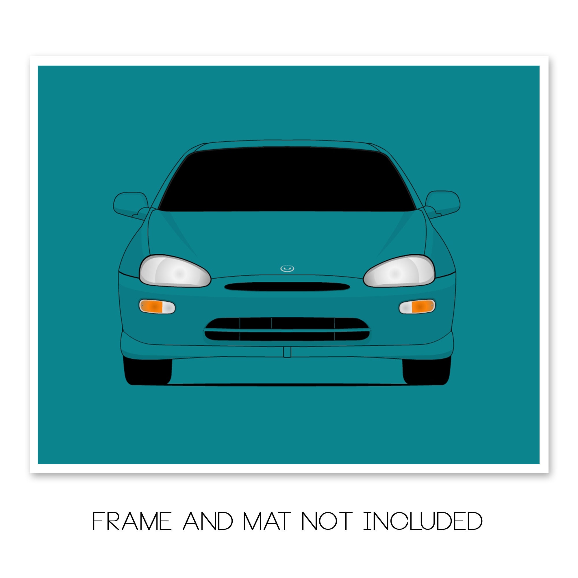 Mazda MX-3 Precidia (1991-1998) Car Poster Print Wall Art Decor
