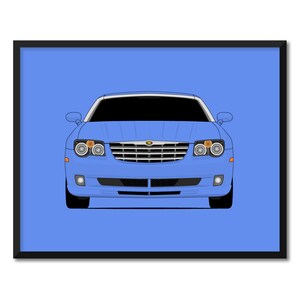 Chrysler Crossfire SRT-6 (2004-2008) Inspirado em pôster de carro, impressão, arte de parede, decoração CX1 (sem moldura)