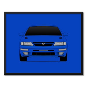 Nissan Maxima A32 (1994-1999) 4th Generation Fast Furious Movie Inspired Car Poster Print Wall Art Decor driven by Vince BX5 (Unframed)