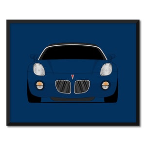 Pontiac Solstice Convertible (2006-2010) Inspired Car Poster Print Wall Art Decor CX1 (Unframed)