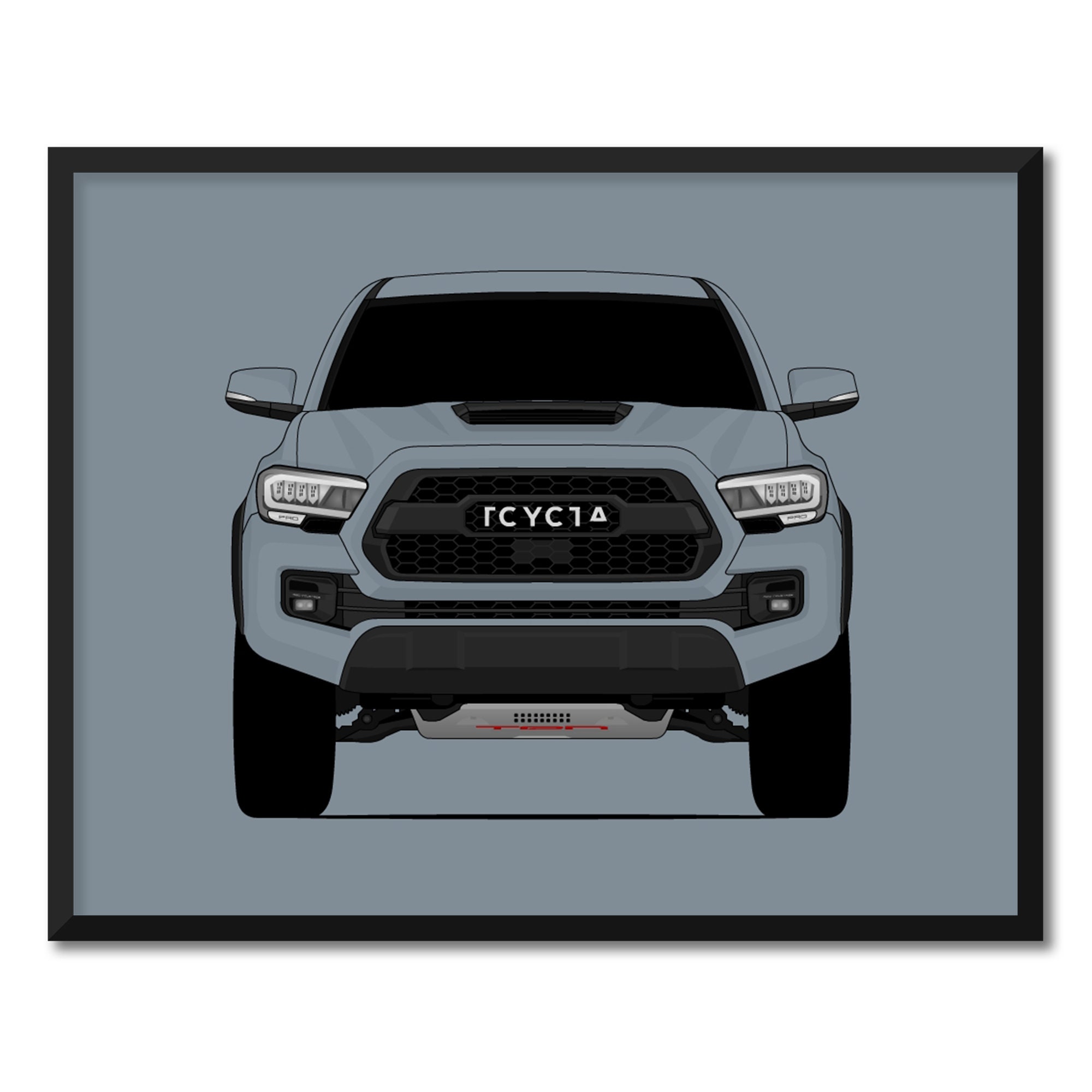 トヨタ タコマ TRD Pro (2020-2023) 第3世代 カーポスタープリント