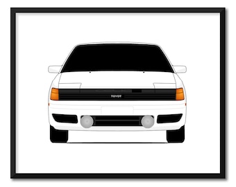 Toyota Celica T160 (1985-1989) 4th Generation Car Poster Print Wall Art Decor CX1 (Unframed)