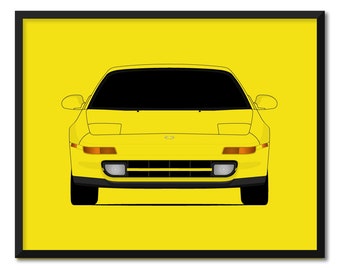 Toyota MR2 SW20 (1989-1999) 2nd Generation Car Poster Print Wall Art Decor CX1 (Unframed)