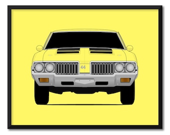 JO-HAN '70 Oldsmobile 442 Hardtop 1/25 Sealed - Etsy