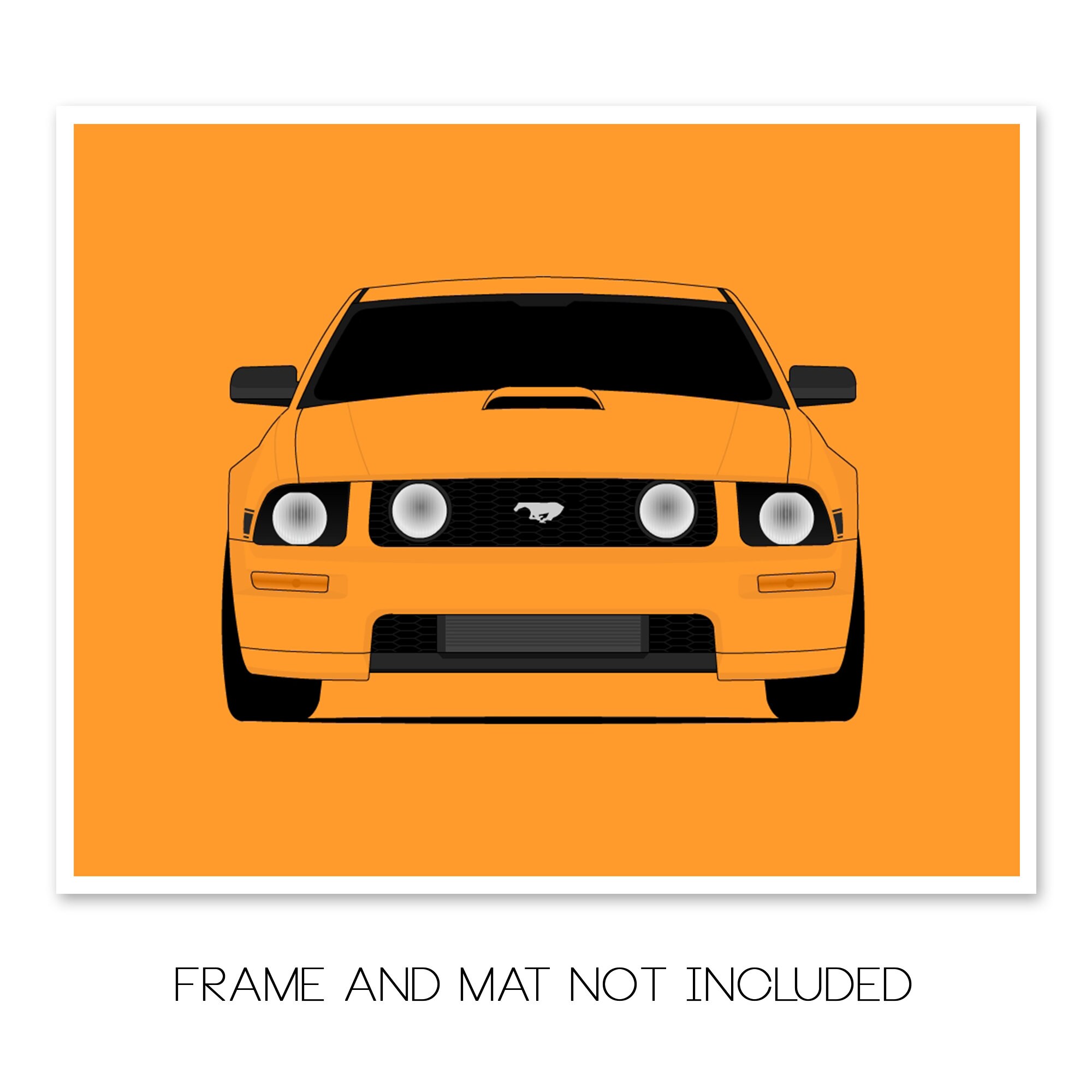 Ford Mustang GT CS (2005-2009) S197 Poster Print Wall Art Decor