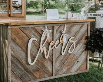 cheers sign, wedding decor, wedding decorations, party decorations, party decor, shower decor, birthday party decor