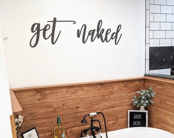 Get Naked Bathroom Decor | Etsy