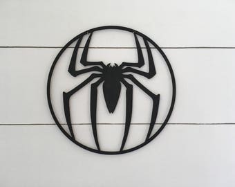 spider man sign etsy