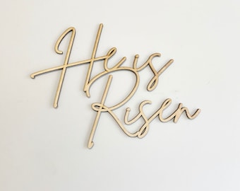 He is Risen wood sign, He is Risen wall sign, Easter Sign, Matthew 28 6 Sign, Happy Easter Decor