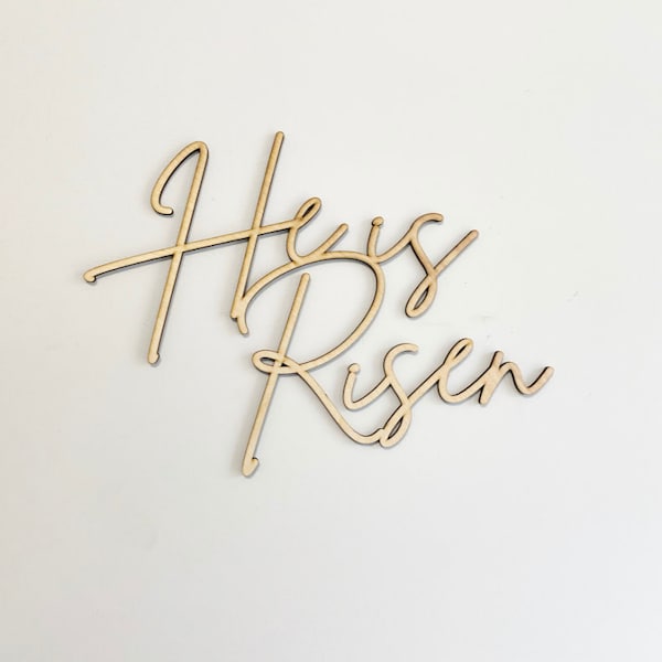He is Risen wood sign, He is Risen wall sign, Easter Sign, Matthew 28 6 Sign, Happy Easter Decor