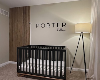 Wooden Name Sign | Baby Name Sign | Personalized Nursery Name Sign | Custom Wood Nursery Wall Decor