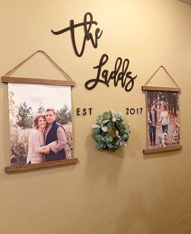 Family Name Sign Wood Name Sign Wedding Backdrop Wedding Etsy
