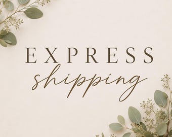 Express Shipping Upgrade: Wooden Signs Only