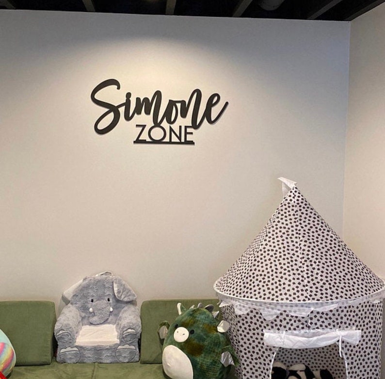 Custom Name Cutout Nursery Name Sign Nursery Custom Name Etsy