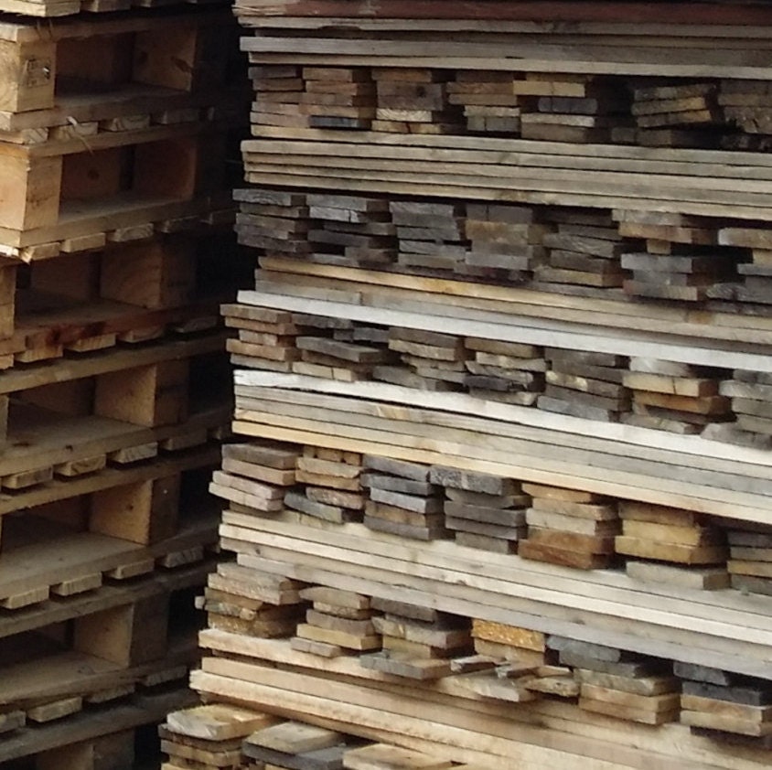 Reclaimed Pallet Boards Pallet Wood Package of 10 Etsy