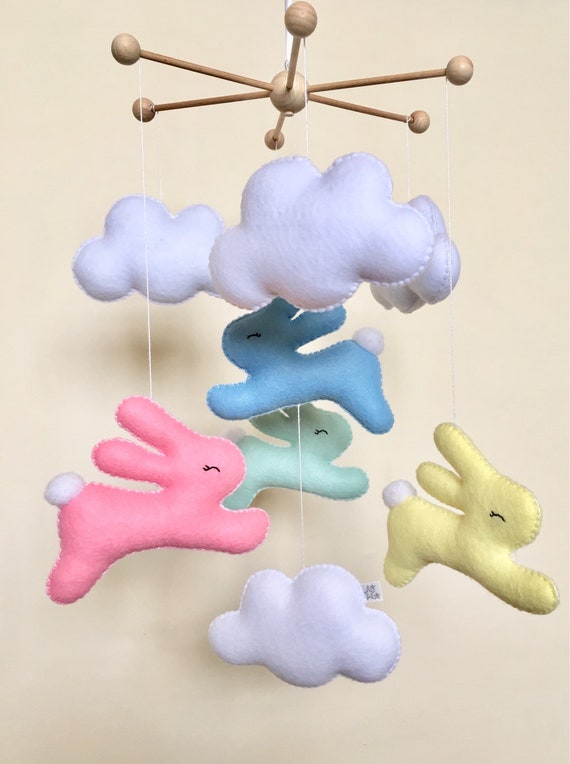 bunny cot mobile