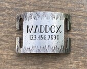 Dog Collar Slide, Dog Tags, Dog Tags for Dogs, The Reflection, Collar Slide, Noiseless Dog Tag, Halter Slide, Trees Tag, Metal Hounds