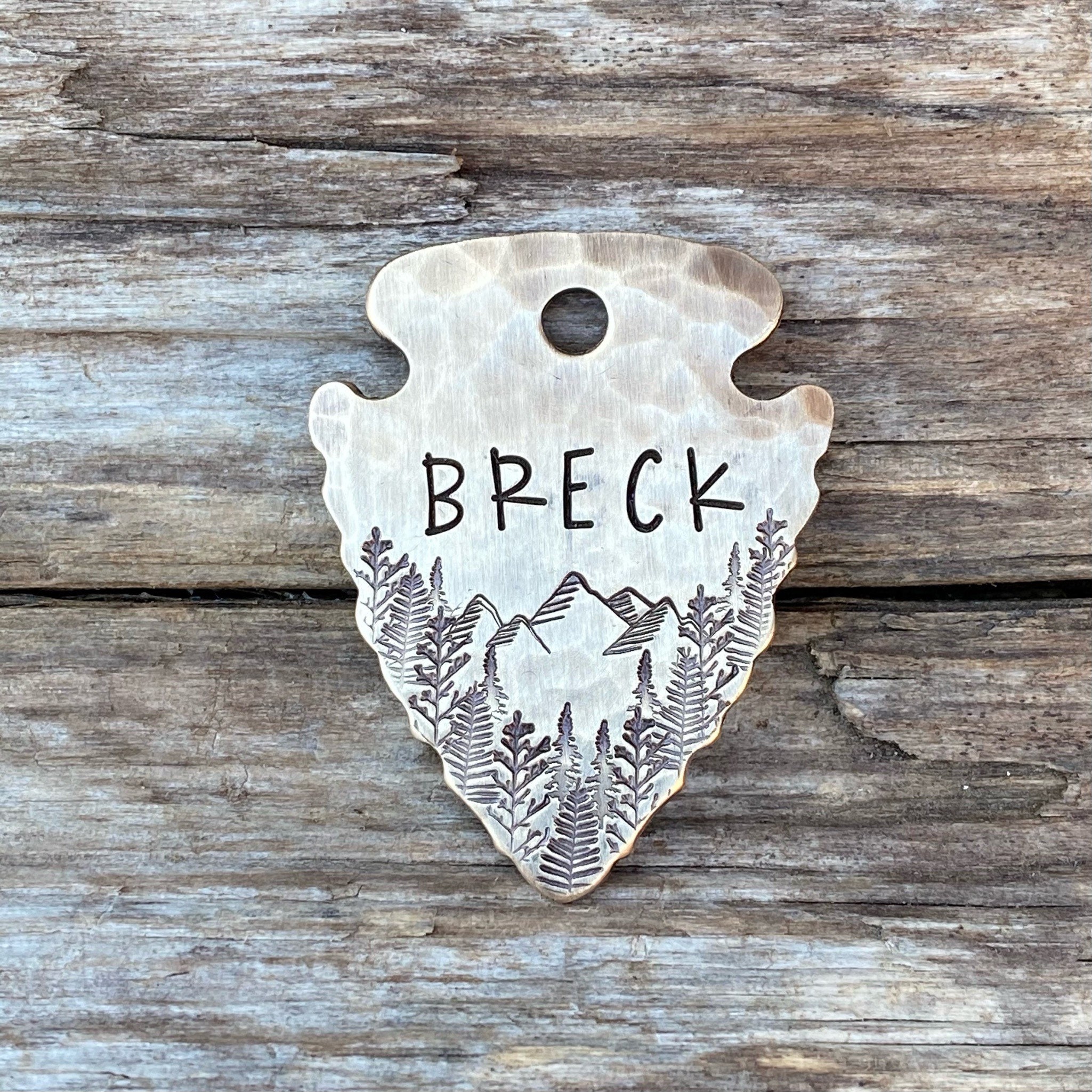 arrowhead dog tag