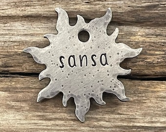 Dog Tag, Sun Tag, Dog Tags for Dogs, Personalized Dog Tag, Pet Id Tag, The Surya, Custom Dog Tag, Dog Tags