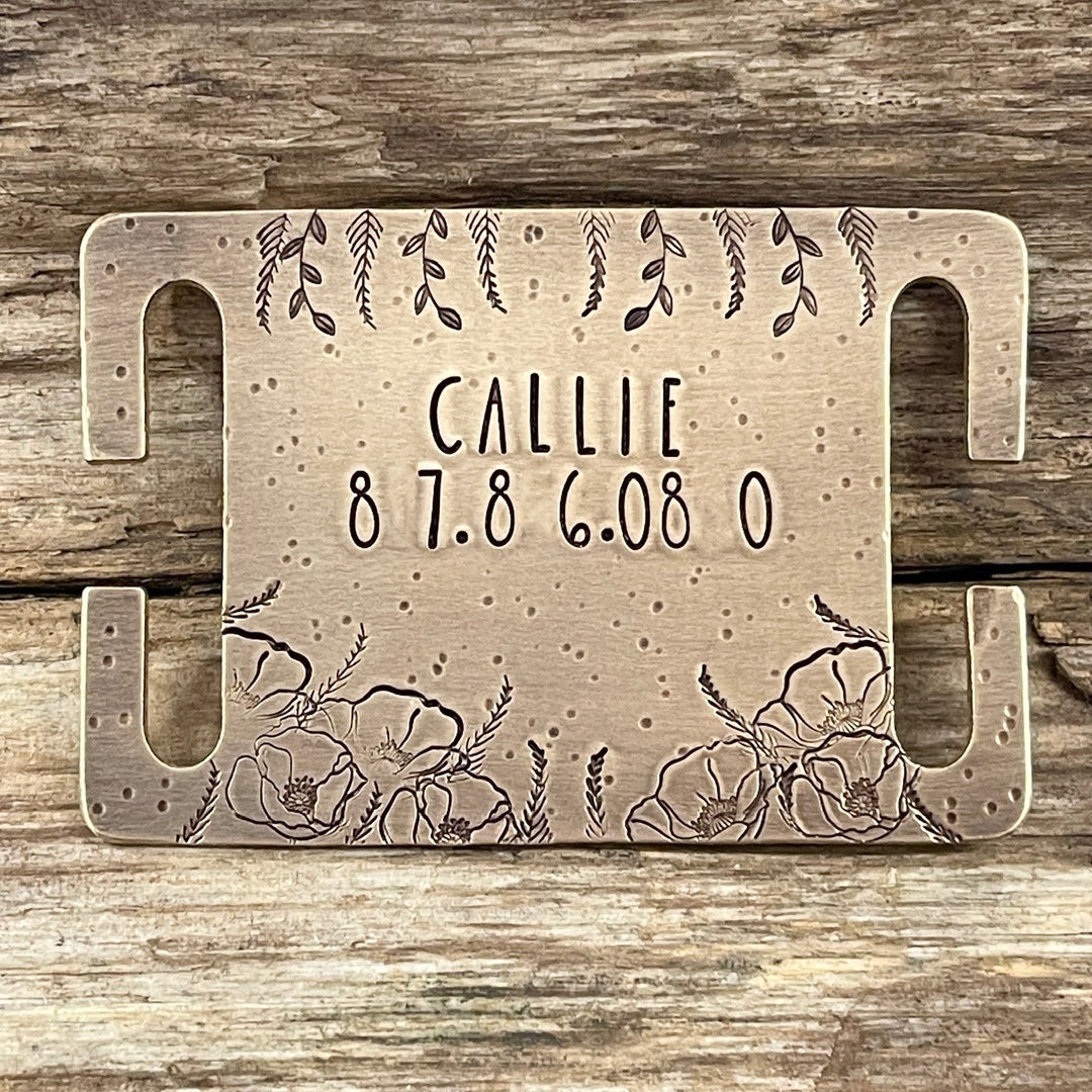 Pet ID Tag Slide On, Collar Slide, Dog Tag, Dog Tags for Dogs, Dog Tags
