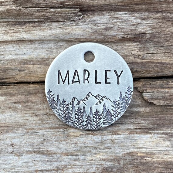 silver950 【2枚組】dog tag handmade Sam's Tags Stainless Steel Custom Engraved Pet ID Tags