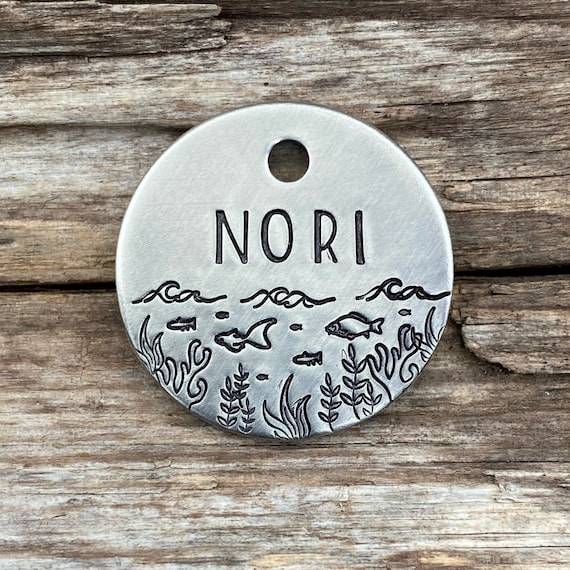 Custom Dog Tag - Handstamped Steel Washer ID for Pets