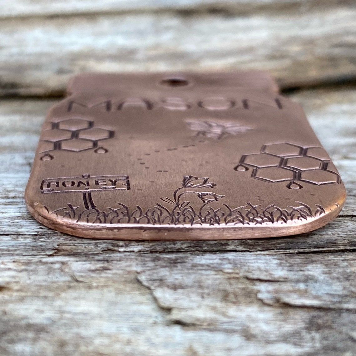 Dog Tag for LARGE Dogs Dog Tags Large Mason Jar Shape Etsy