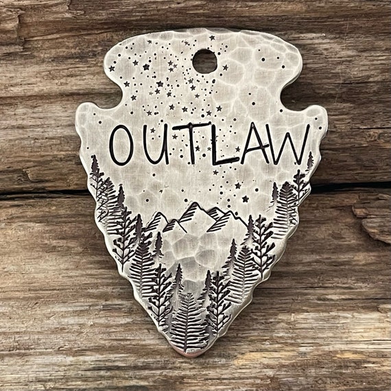 Dog Tag for LARGE Dogs Dog Tags LARGE Arrowhead the Big Etsy