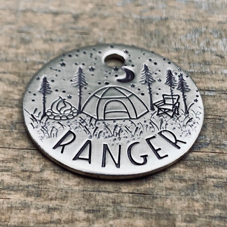 Dog Tag Pet Supplies the Bark Ranger Personalized Dog Tag Etsy