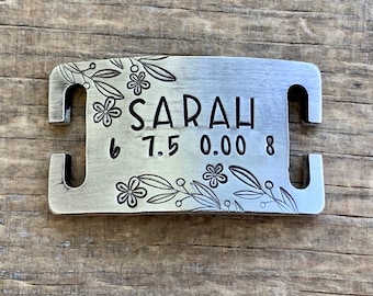 Dog Collar Slide, Dog Tag, Dog Tags for Dogs, Dog Tags, Collar Slide, Noiseless Dog Tag, Halter Slide, Juniper Flower Slide