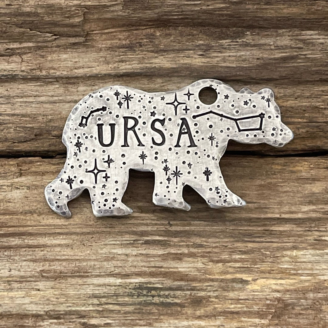 Dog Tag for LARGE Dogs Dog Tags Large Bear Shaped Dog Tag Etsy